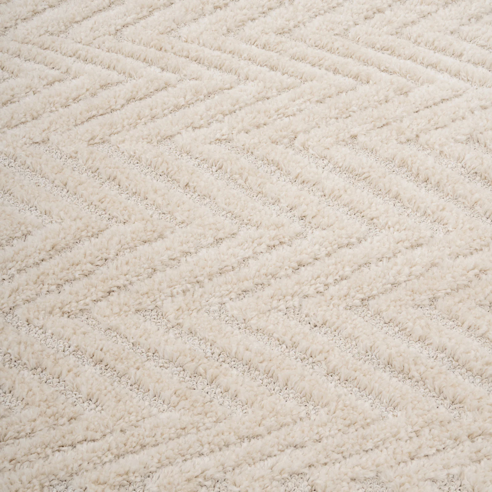 Warm White Chevron Rug - Sula - Image 6