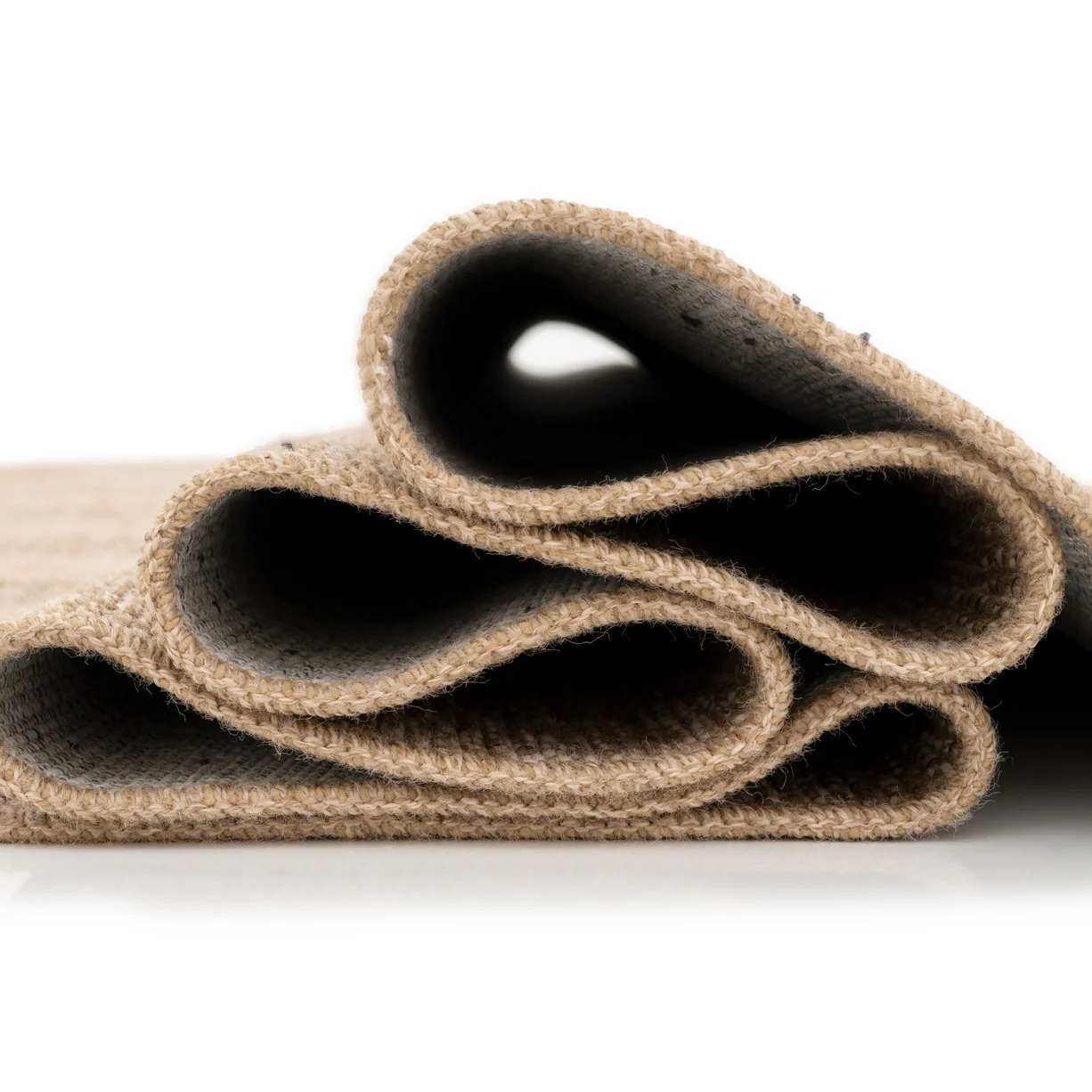 Washable Beige Striped Jute Style Rug - Leni - Image 10