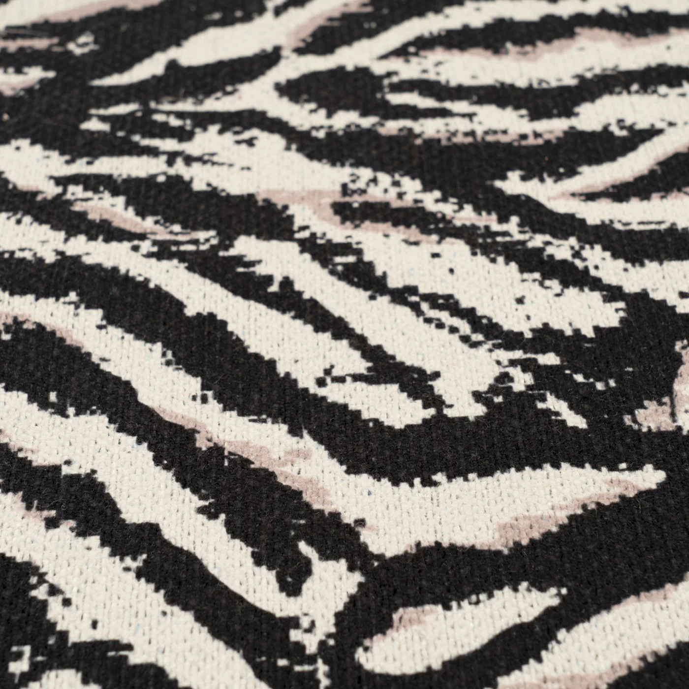 Washable Black Zebra Print Doormat - Zebra - Image 4