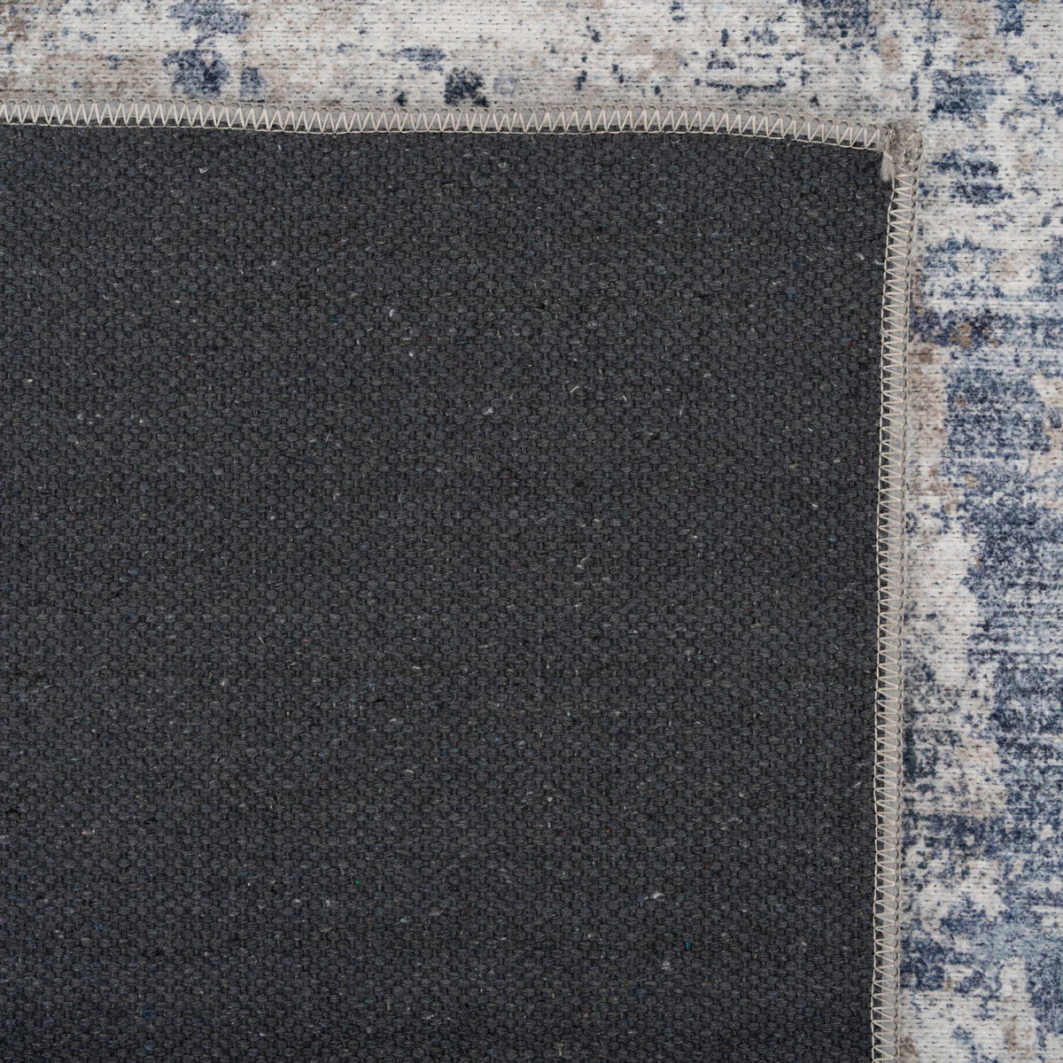 Washable Blue Abstract Runner - Skye - Image 3