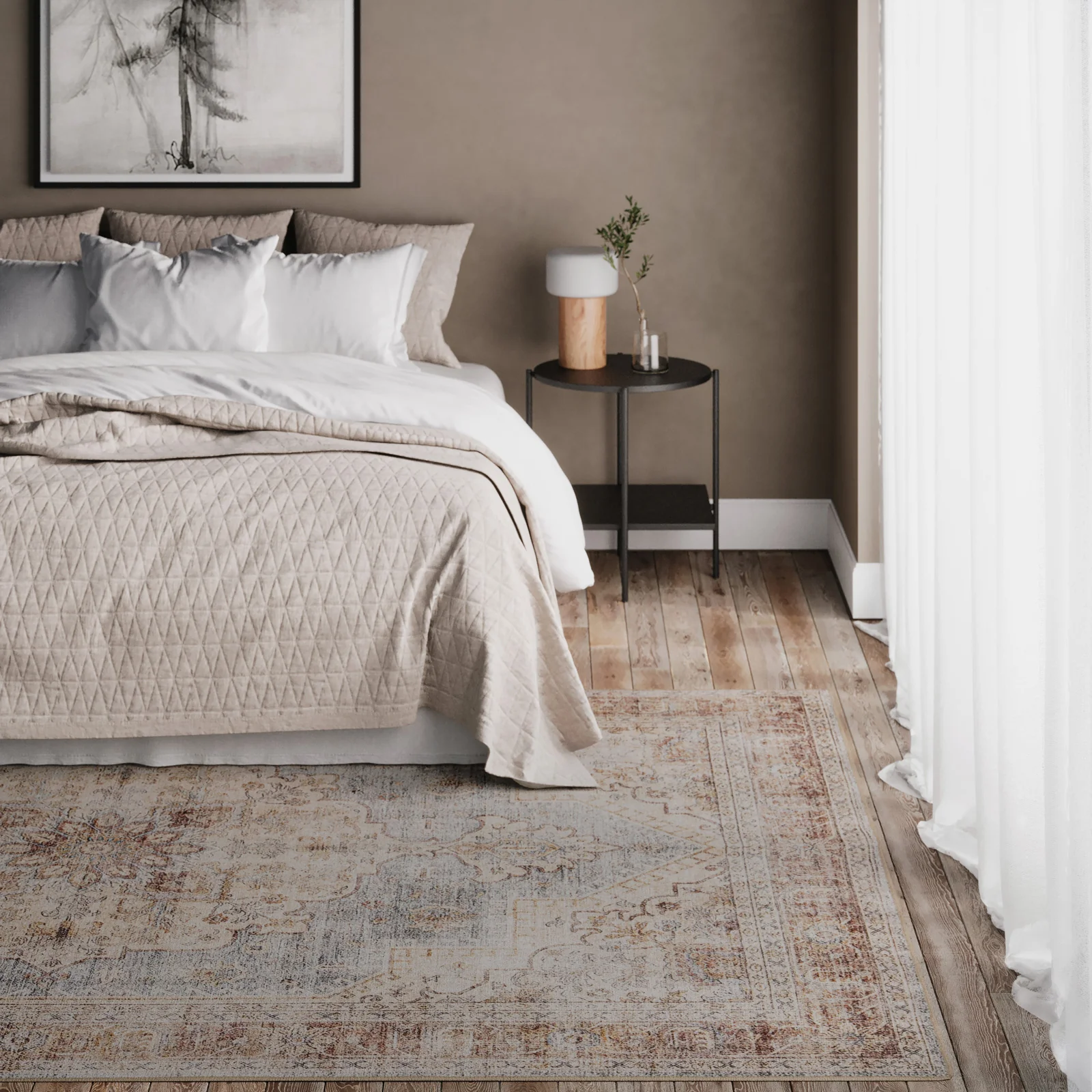 Washable Blue Heritage Rug - Sonder - Image 7