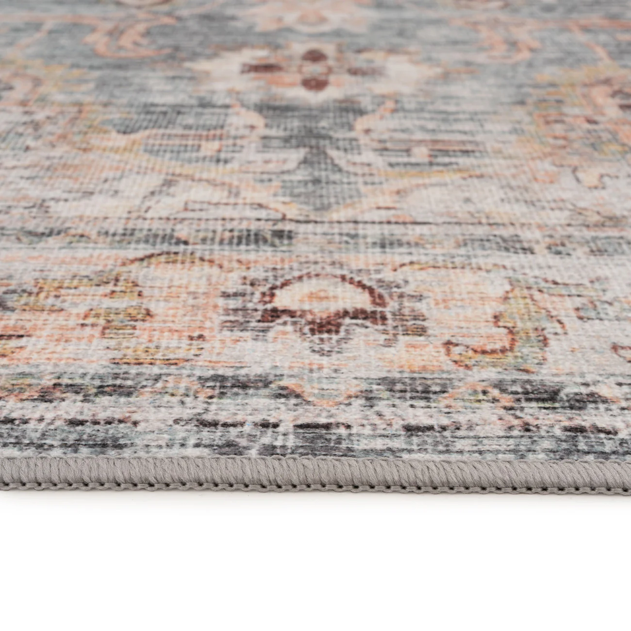 Washable Blue Vintage Rug - Serene - Image 13
