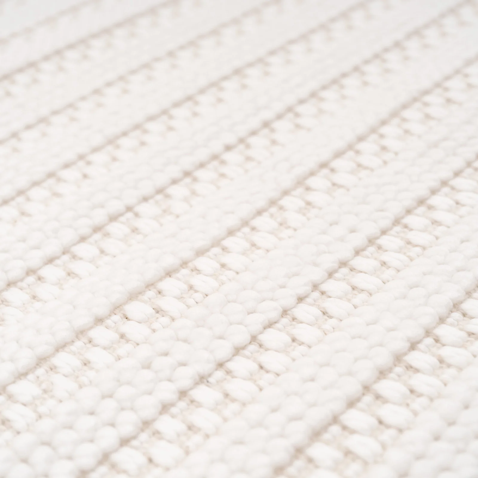 Washable Bobbled Cream Scandi Runner - Olivia - Image 4
