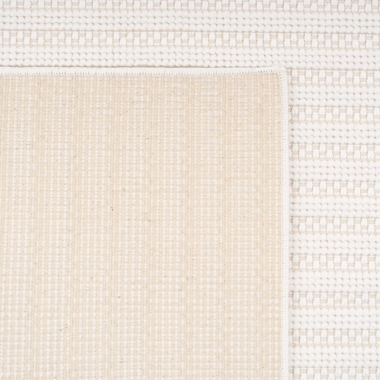 Washable Bobbled Cream Scandi Runner - Olivia - Image 5