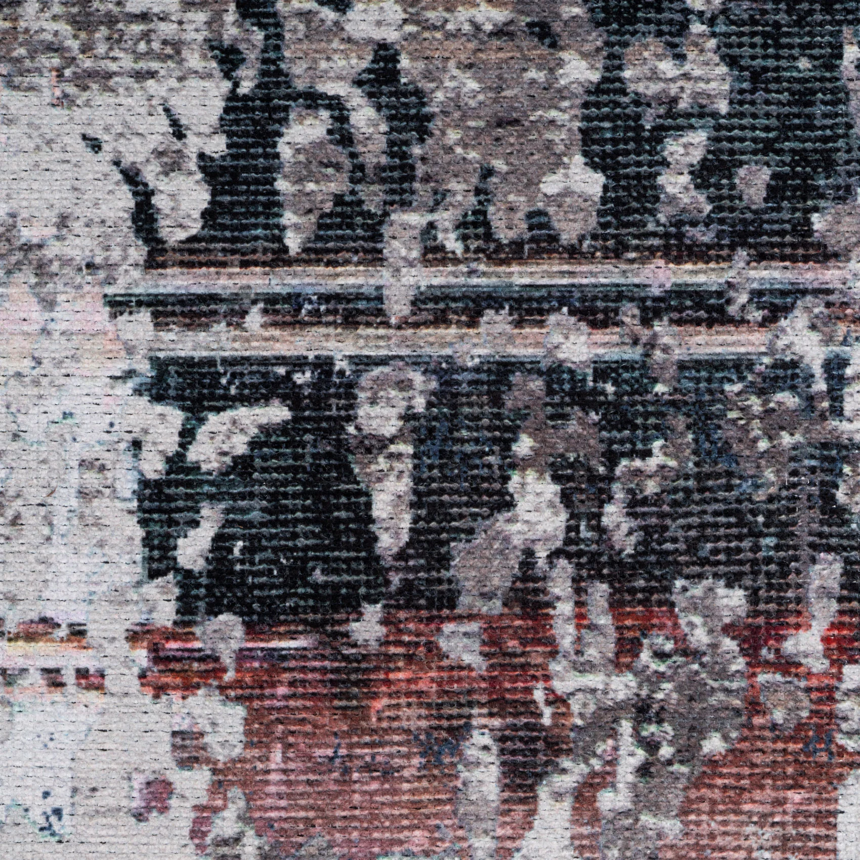 Flatwoven Washable Distressed Muted Coral Rug - Brady - Image 7
