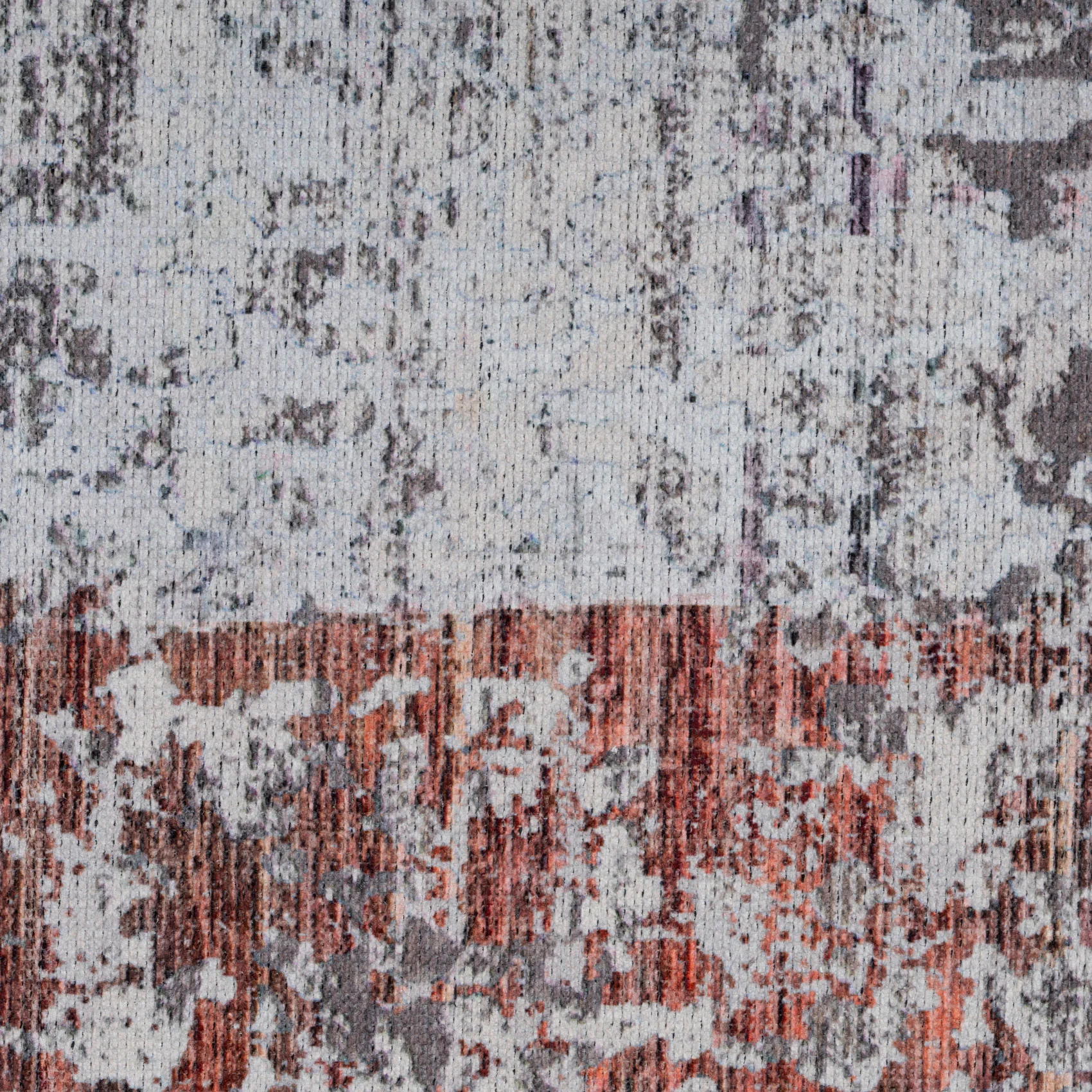 Flatwoven Washable Distressed Muted Coral Rug - Brady - Image 8