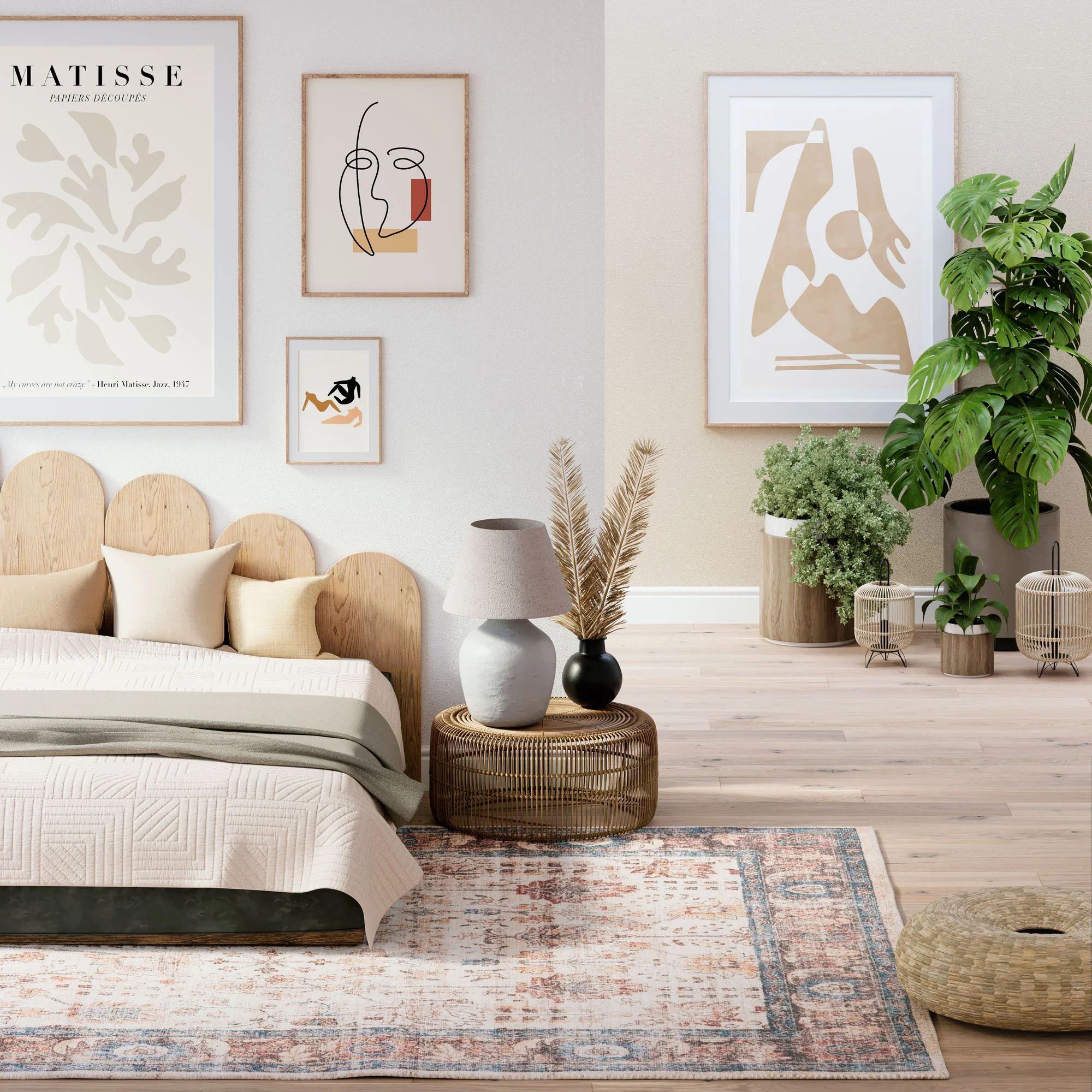 Flatwoven Washable Earthy Flora Area Rug - Shannon - Image 3