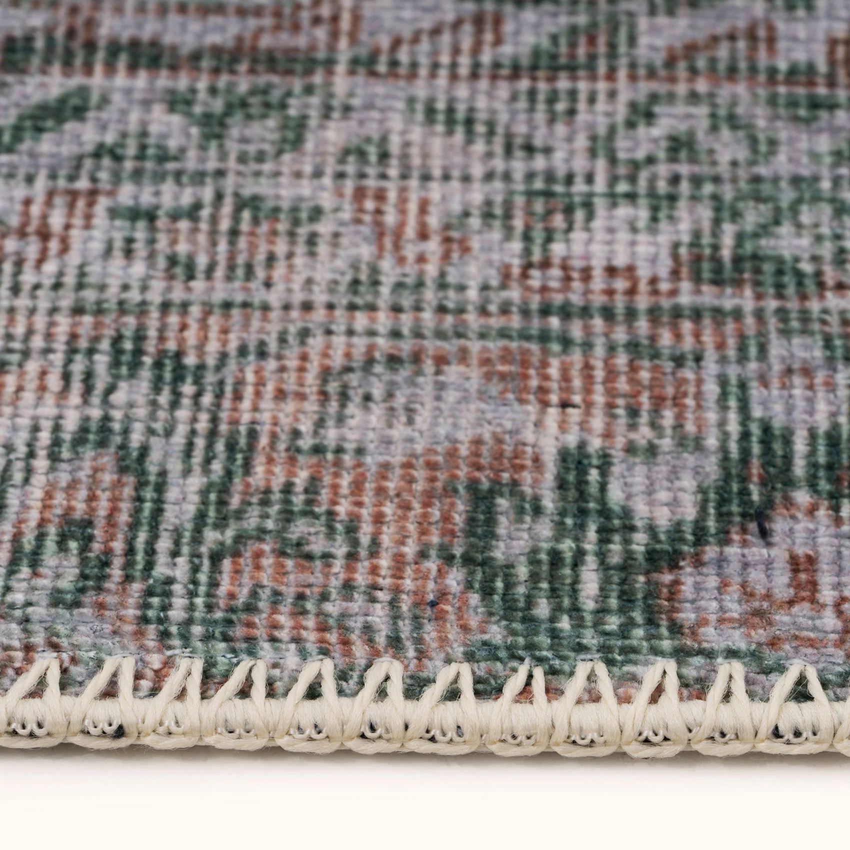Flatwoven Washable Green Medallion Area Rug - Orion - Image 12