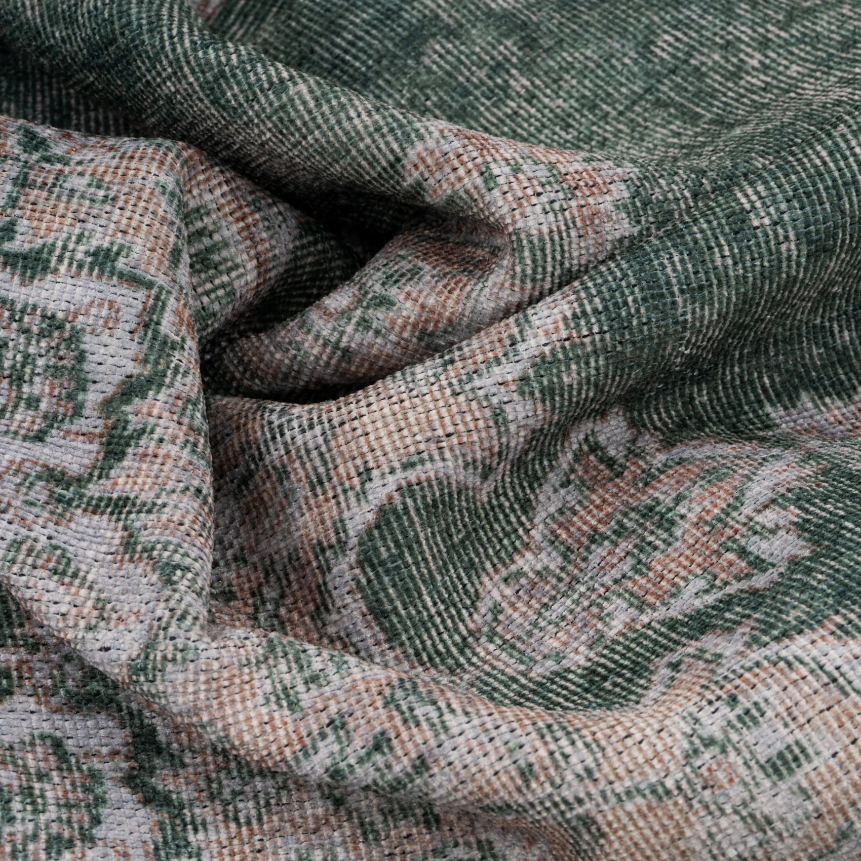 Flatwoven Washable Green Medallion Area Rug - Orion - Image 8