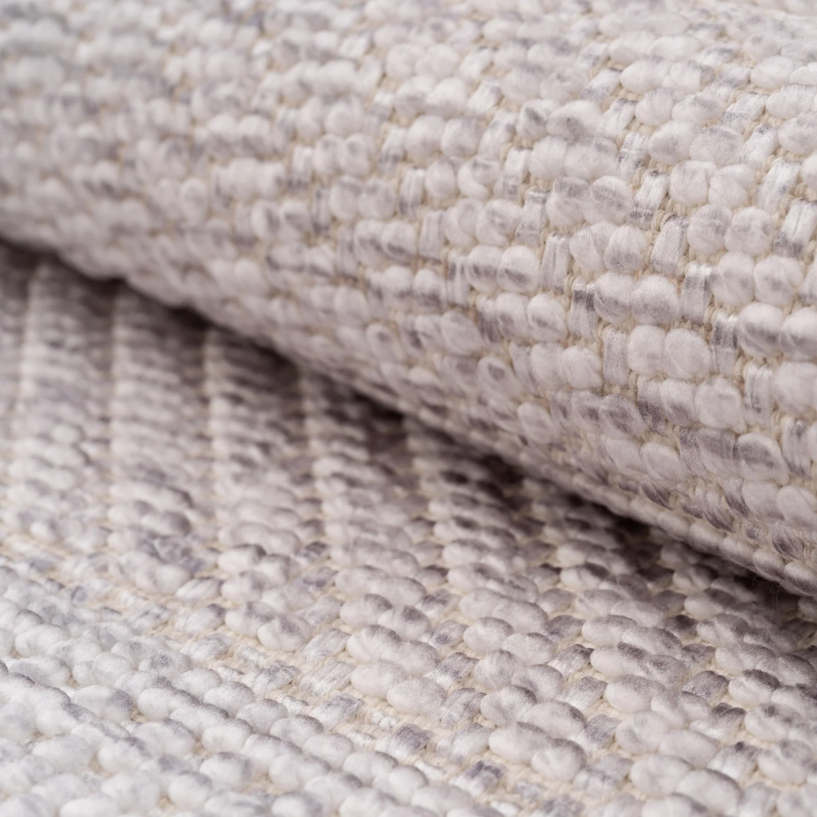 Washable Grey Bobbled Scandi Runner - Evie - Image 7