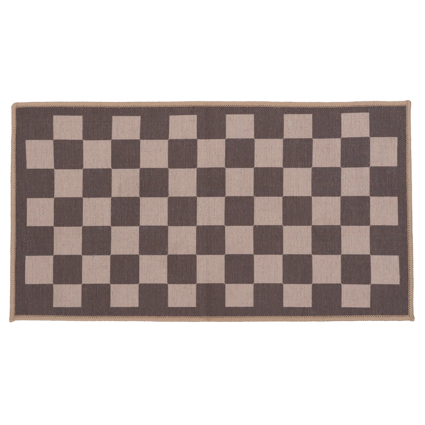 Washable Grey Checkerboard Doormat - Chess - Image 10