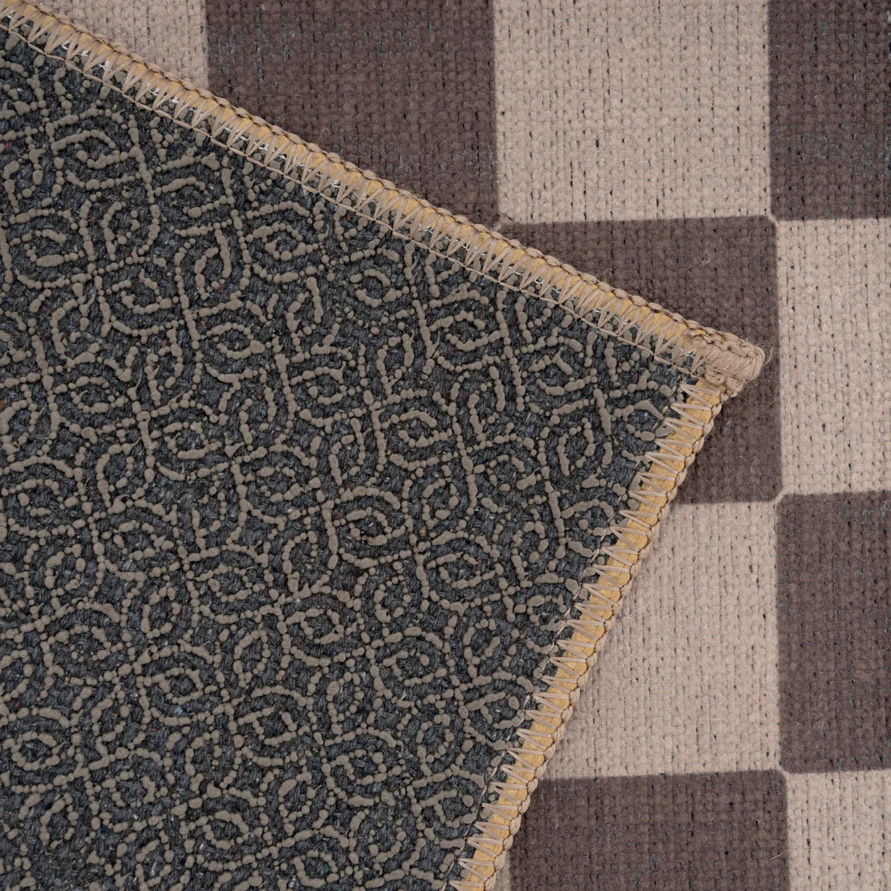 Washable Grey Checkerboard Doormat - Chess - Image 8