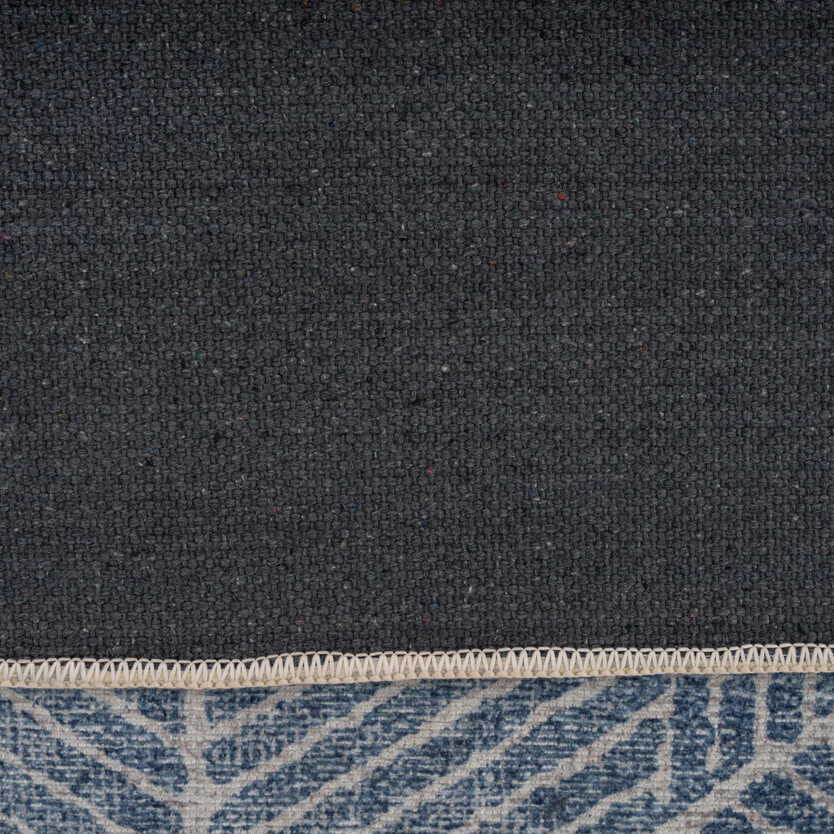Washable Blue Geometric Runner - Plato - Image 11