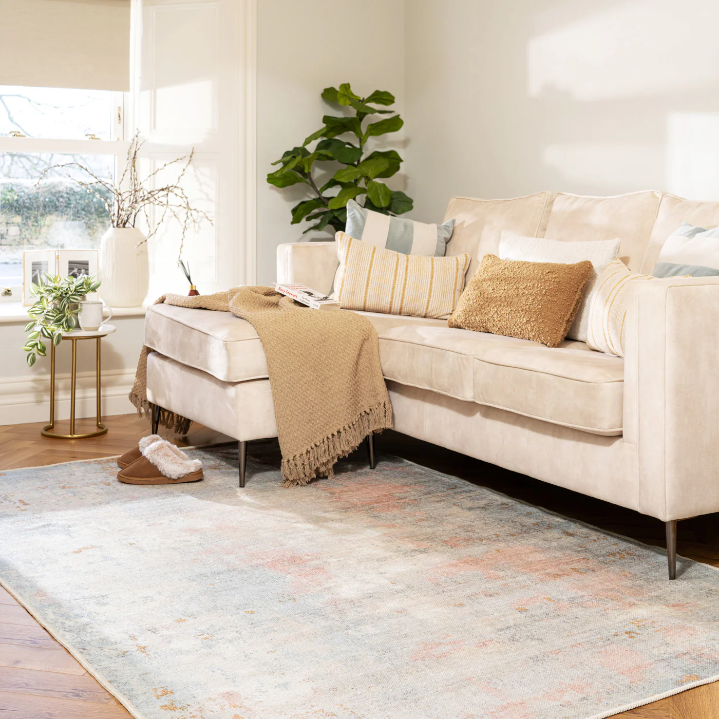 Washable Multicolour Abstract Rug - Lissy - Image 4