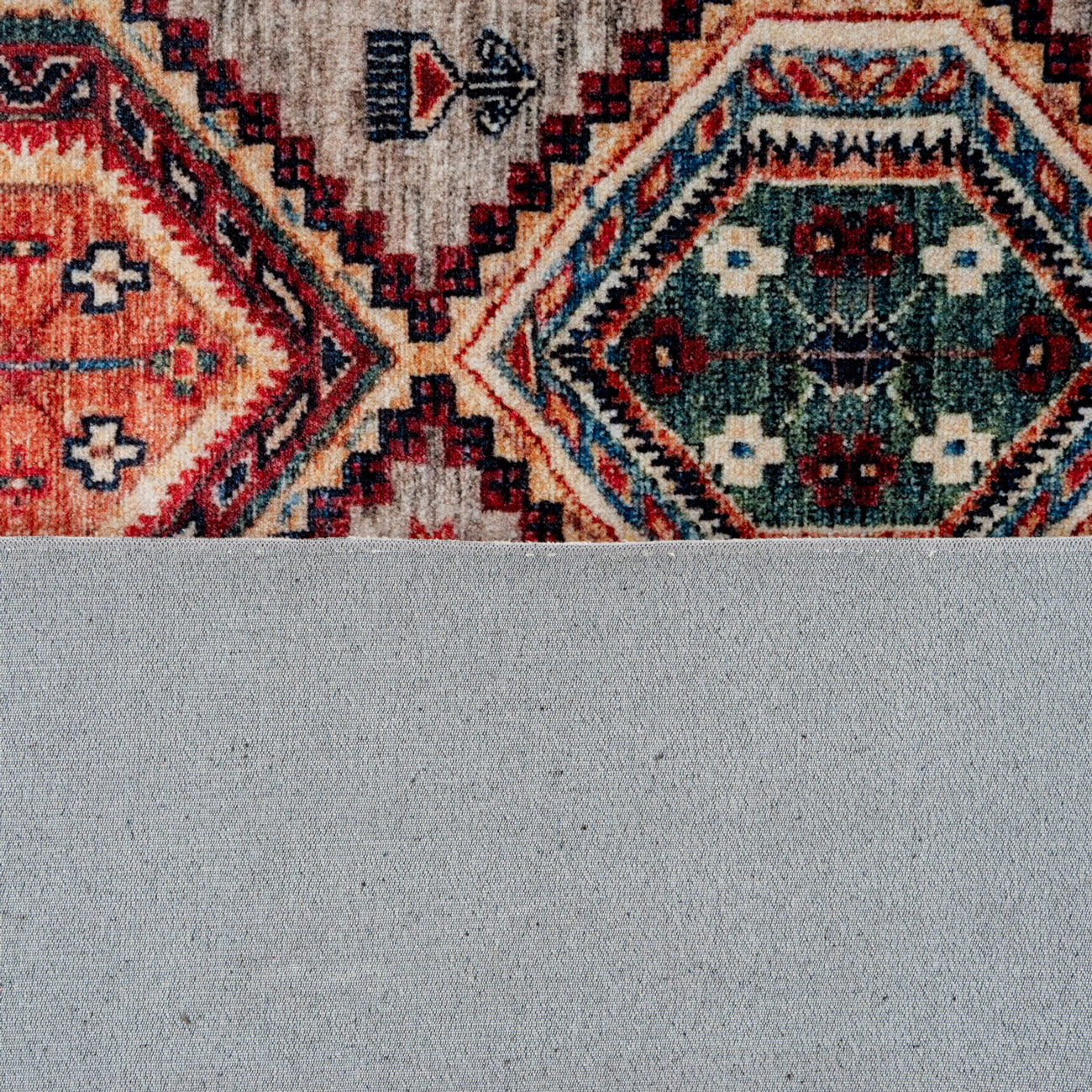 Washable Multicolour Persian Style Rug - Rani - Image 10