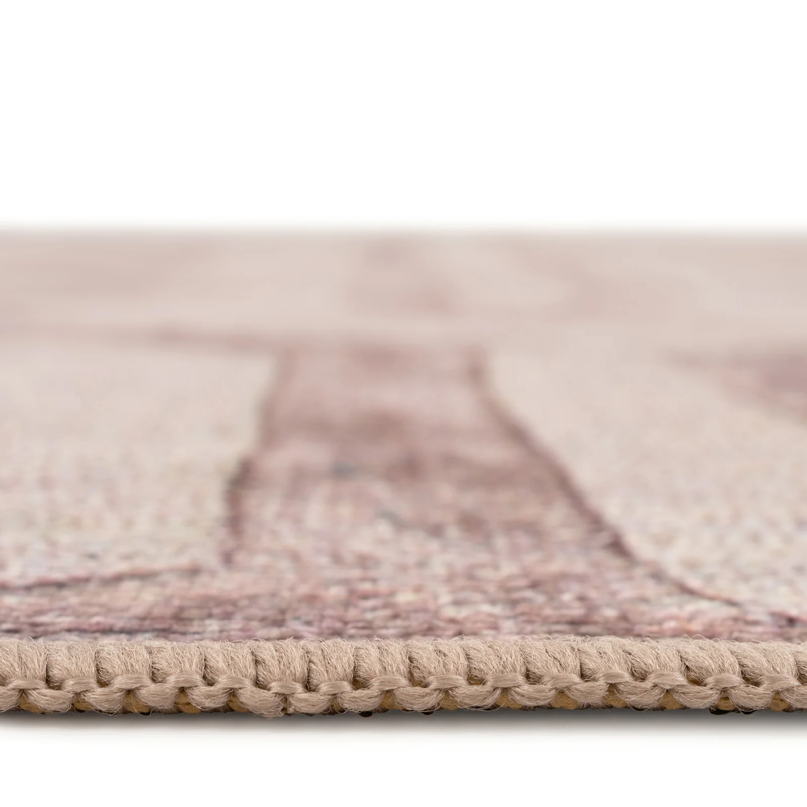 Washable Neutral Geometric Runner - Burrow - Image 11
