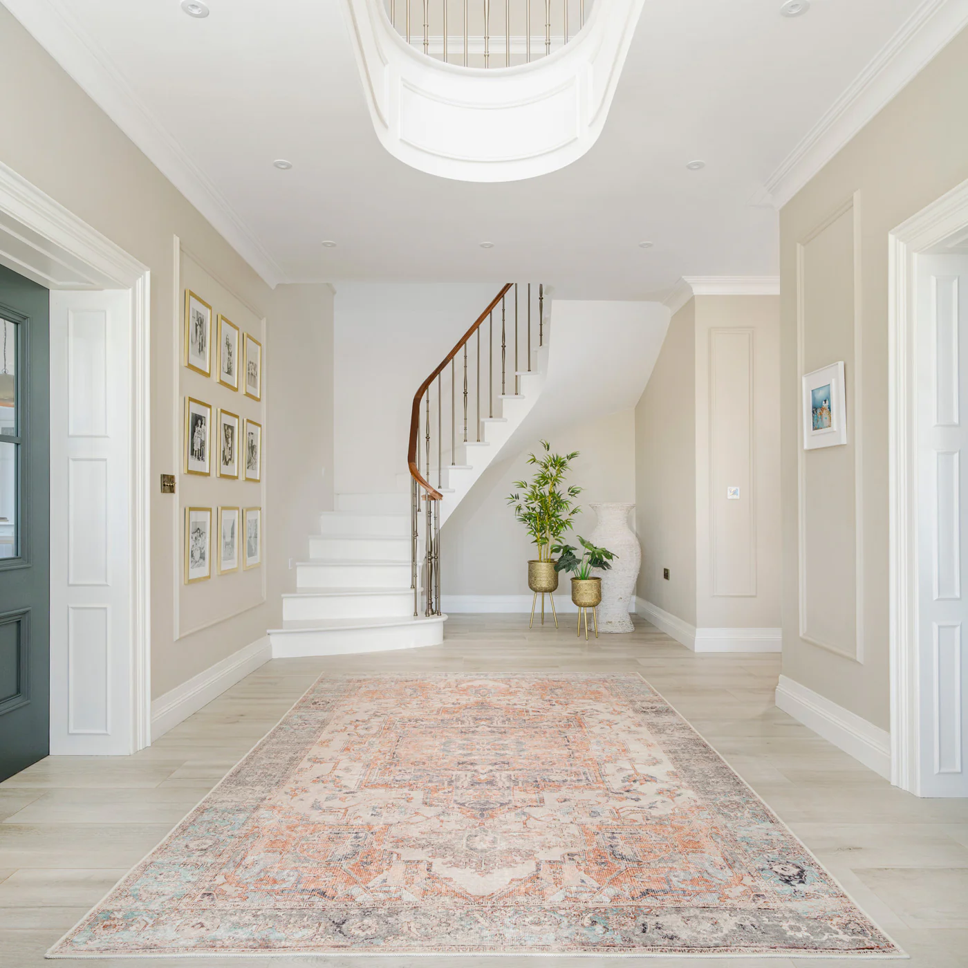 Washable Terracotta Vintage Rug - Sisu - Image 5