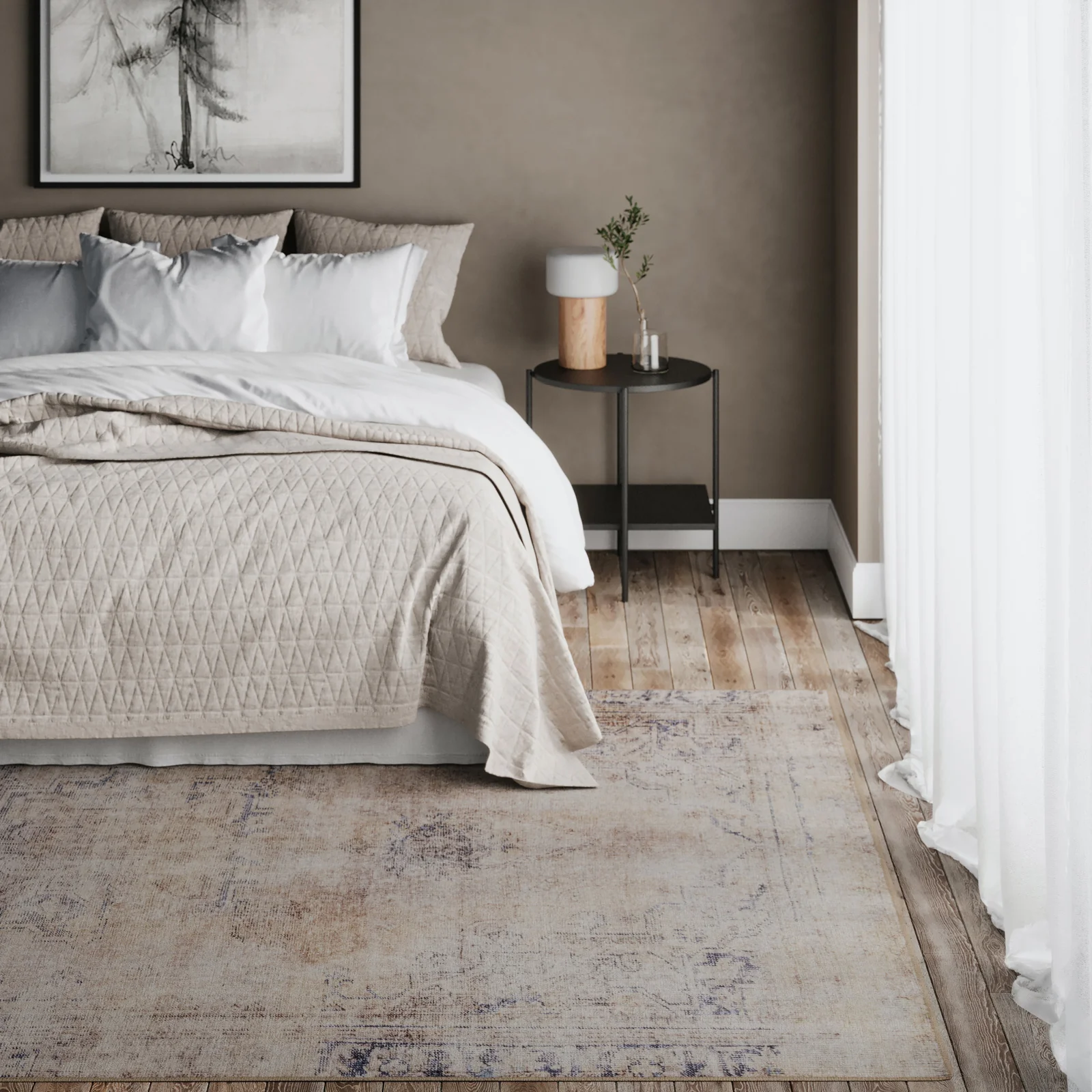 Washable Terracotta Vintage Rug - Wander - Image 7