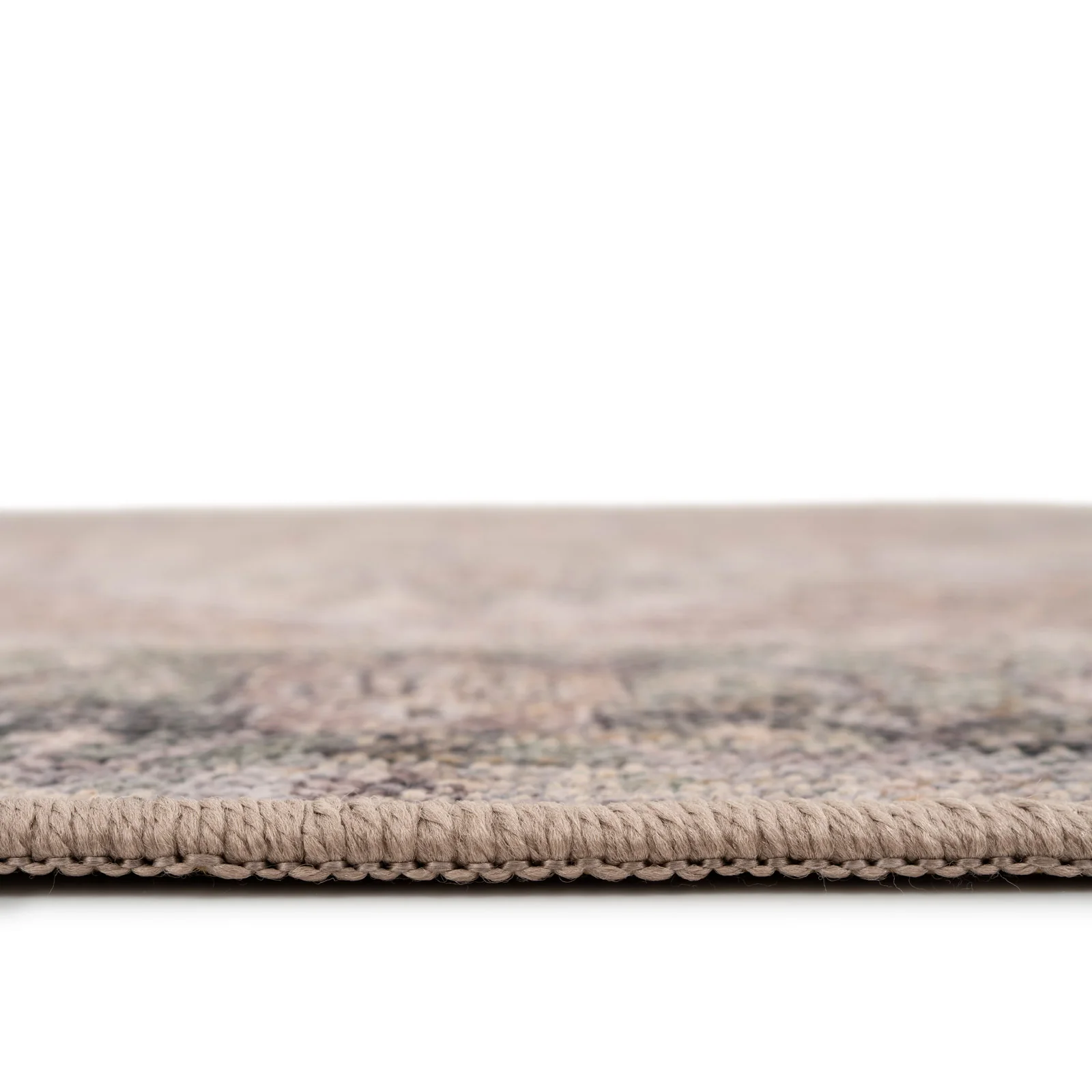 Washable Vintage Green Jute Style Rug - Cova - Image 7