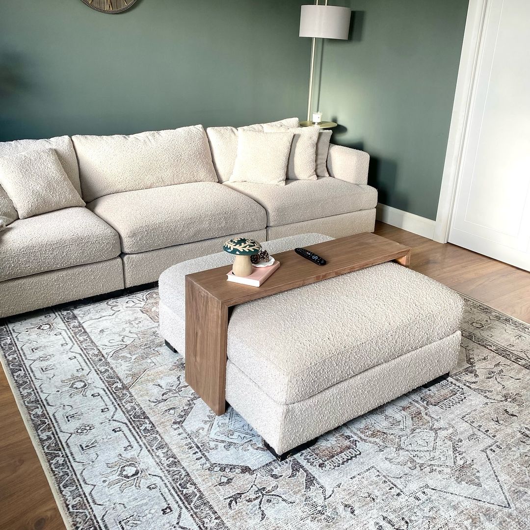 Flatwoven Washable Vintage Ivory Area Rug - Margot - Image 13