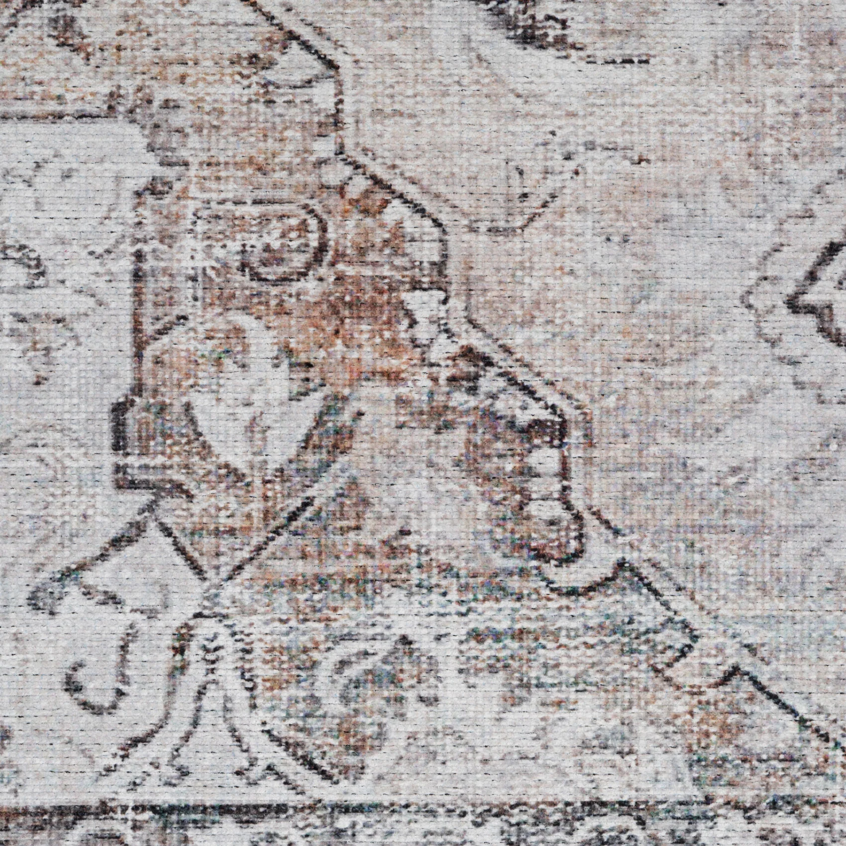 Flatwoven Washable Vintage Ivory Area Rug - Margot - Image 16