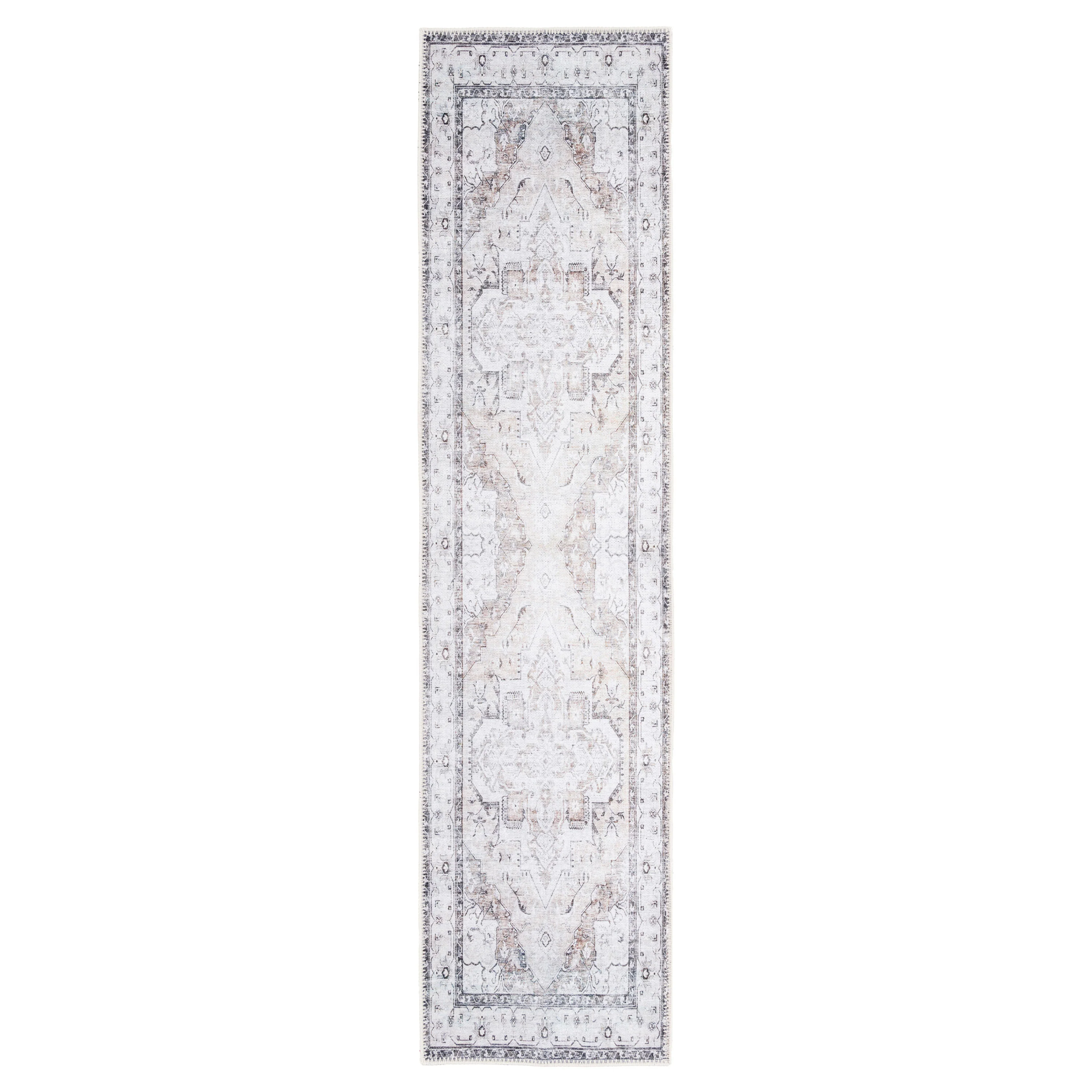 Flatwoven Washable Vintage Ivory Area Rug - Margot - Image 19