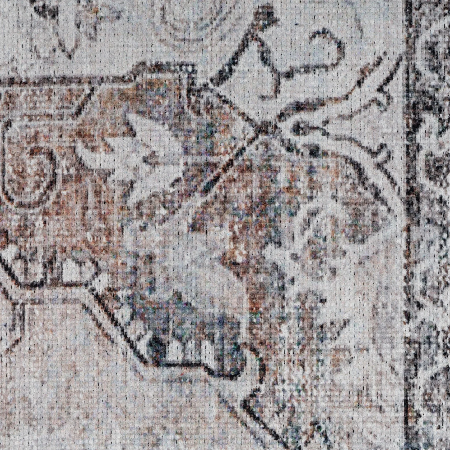 Washable Vintage Ivory Runner Rug - Margot - Image 10